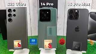 Xiaomi 14 Pro Snap 8Gen 3 vs iPhone 15 Pro Max A17 Pro vs S23 Ultra Snap 8Gen 2