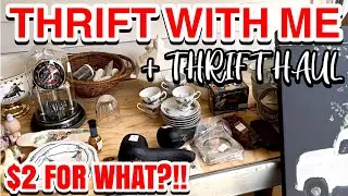 WHAT A SCORE OUT THRIFTING YARD SALES! COME THRIFT WITH ME AND I’LL SHARE MY THRIFT HAUL TOO!