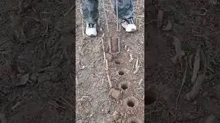 Digging holes tool #digging #digginghole #tool #handtools #lifehack #savetime #savingtime #clever