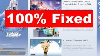 100% Fixed Tower of Fantasy Pre Download Launcher Error on PC [Easy Solution]