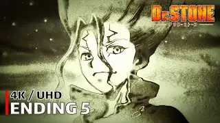 Dr. Stone - Ending 5 【Suki ni Shina yo】 4K / UHD Creditless | CC