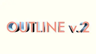 Blender Tutorial: Text Outline v.2