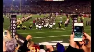 Baltimore Ravens Soaring out of The Tunnel