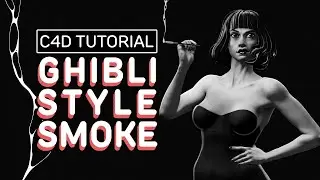 Cinema 4D Tutorial - Creating Ghibli Style Smoke