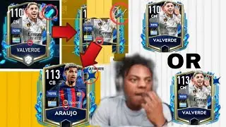 113 or 110 Valverde which card we get free from tots la liga | FIFA MOBILE 23