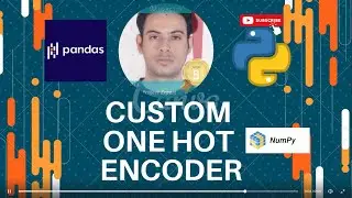 Custom one hot encoding | one hot encoding without any library | one hot encoder without sklearn