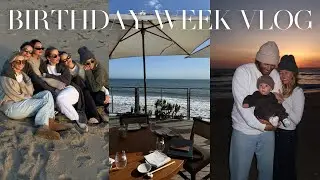 BIRTHDAY WEEK VLOG | Work Events, Surprise Bonfire, Big Unboxing