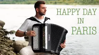 The Most Beautiful French Accordion Valse - Happy Day in Paris