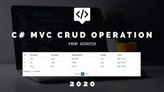C# ASP.NET MVC  CRUD OPERATIONS USING AJAX,JQUERY,BOOTSTRAP(SQL DATABASE SERVER) ASP.NET PART - 1