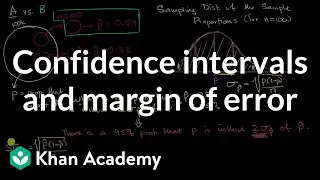 Confidence intervals and margin of error | AP Statistics | Khan Academy