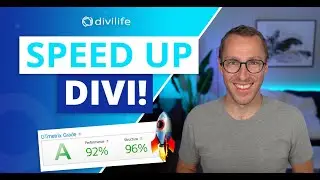 How to Speed Up Divi (5 Crucial Steps to Make Divi FAST) 🔥😍