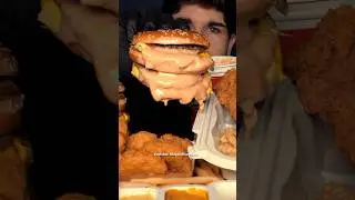 McDonalds Menu With Raising Cane’s Sauce? #mukbang #asmr #food