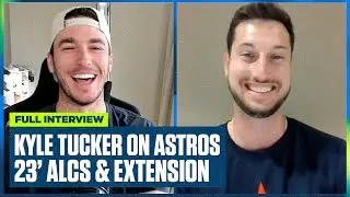 Houston Astros Kyle Tucker on the ALCS vs Texas Rangers, contract extension talks & more