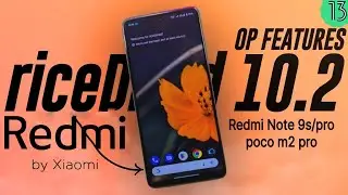 RiceDroid 10.2 Android 13 Oficial Redmi Note 9s/pro Poco m2 pro #miatoll