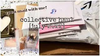 🌷first collective mail haul + finishing sets!