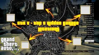 GTA V - 2024 SECRET GARAGE LOCATIONS IN STORY MODE