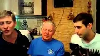 Три Народных Гармониста И Шипков, А Мазуров, А Симонов на отдыхе в Вологде