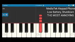 Playing Low Battery Shutdown (Free Play mode in Synthesia)