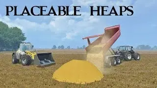 Farming Simulator 15 Placeable Heaps Mod