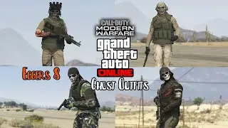 GTA 5 Online | Military Ghost Outfits | 2021