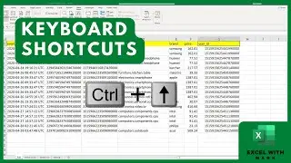 Keyboard Shortcuts for Selecting Cells and Ranges in Excel