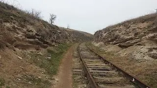 КЖД. Однопутка ст.Аршинцево. 3-й день путейцы на ст.Керчь-Порт.