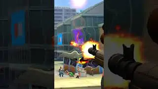 Save the City from GLIDER GANGSTARS with Pure Sniper Skills! #shorts #Shooter #hitman