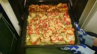 Мясо по-французски с картошкой в духовке! 100% УСПЕХ НА СТОЛЕ!