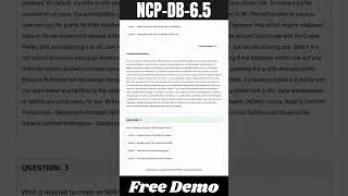 NCP-DB-6.5 Exam Questions | Nutanix Certified Professional - Database Automation (NCP-DB v6.5)