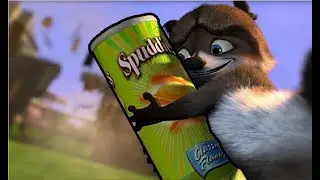 Over The Hedge, but only when Spuddies are on screen