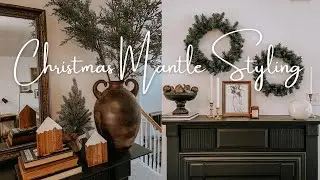 Christmas Mantle Styling Ideas | No Garland | Simple Mantle Styling