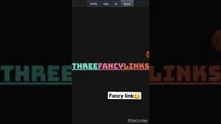 Fancy link with html & CSS using JS #shorts #youtubeshortsfeature #ytshortsindia #way2techknowledge