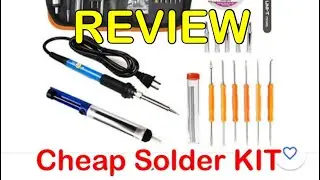 soldering iron kit review under $20 hobby budget solder electric tool