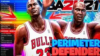 BEST PERIMETER DEFENDER BUILD IN NBA 2K21 NEXT GEN! (BEST 99 OVERALL MICHAEL JORDAN BUILD!)