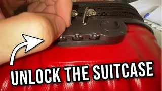 How To Unlock And Reset a Suitcase / Luggage lock