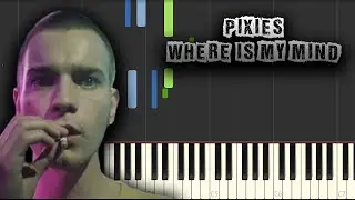 Pixies - Where Is My Mind - [Piano Tutorial] (Synthesia) (Download MIDI + PDF Scores)