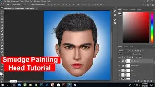 Smudge Painting Photoshop Head Tutorial