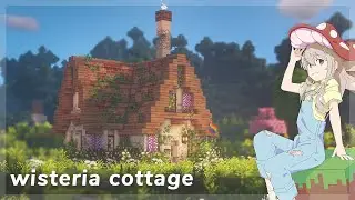 [Minecraft] Wisteria Starter Cottage 👒💜 | Testing New CIT Pack Updates!