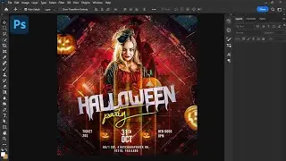 Halloween Flyer Design (Photoshop Tutorial)