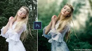 How to Edit Outdoor Portrait in Photoshop | Blur Background