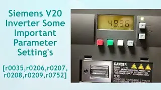 #Siemens #V20 VFD Drive Read Only Parameters