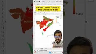 Impress your Boss using Map Charts in Excel‼️#exceltips #exceltricks #excel #shortvideo #shorts