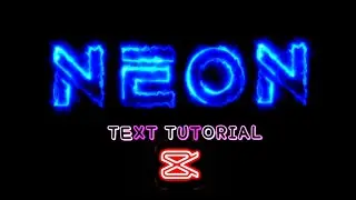 HOW TO MAKE NEON TEXT EFFECT / NEON TEXT IN CAPCUT / FREE NEON TEXT OVERLAY FOR EDIT /  TUTORIAL