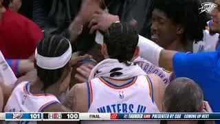 Relive the Final Seconds of Lu Dorts Defense on Kawhi Leonard in OKC Thunder Win!