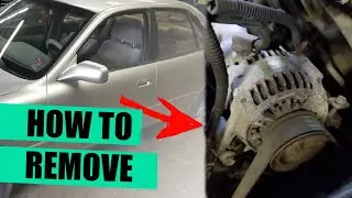 How to Replace Remove Alternator - 1997 Toyota Avalon XLS