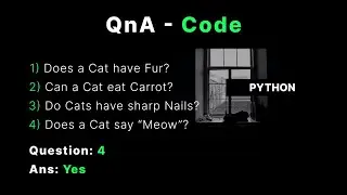 Simple Question Answering Program with Python