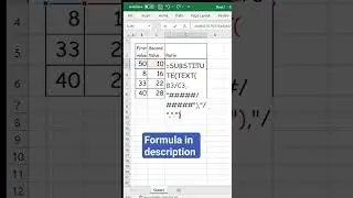 How to calculate ratio in Excel? #excel #shortfeed #excelformula