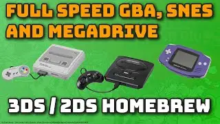 Full speed emulation on your old 3DS and 2DS - GBA, SNES, MegaDrive, Genesis