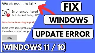 How To Fix Windows Update Problems and errors