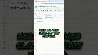 How to Split Cells in Google Sheets